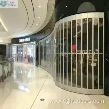 Transparent Plastic Folding Door For Mall